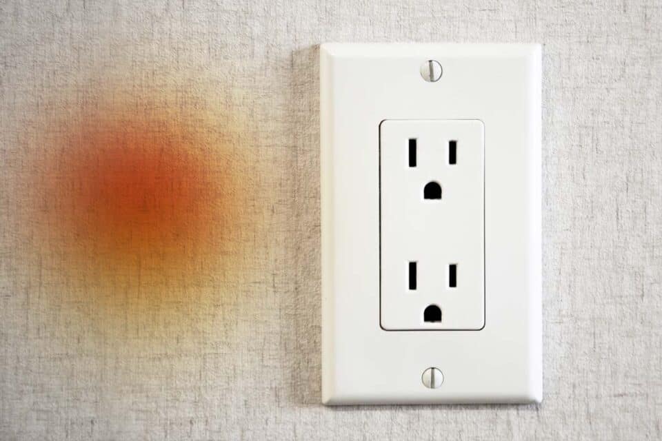 Warm Wall Near an Electrical Outlet? A Warning NOT to Ignore Home